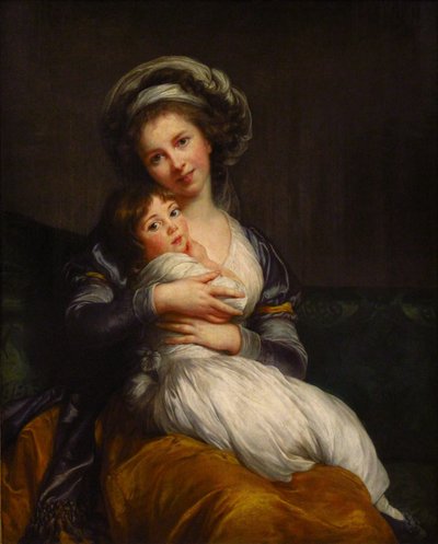 Madame Vigée-Le Brun y su hija de Elisabeth Louise Vigee Lebrun